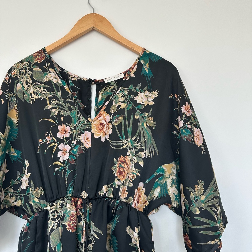 Honey Punch Floral Summer Romper Size S